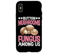 Button Mushrooms Fungus Among Us Case for iPhone X/XS
