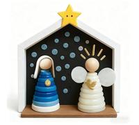 Button Nativity Scene Kit, Novelty Nativity Scene Christmas Buttons Ornament Kit, Kits Christmas Craft Button Religious
