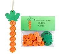 Button Ornament Craft Kits Easter Bunny Funny Home Decor