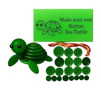 Button Ornament Kits - Three-Dimensional, Creative, DIY Button Craft Kit, Christmas Baubles Ornament Making Set for Craft Enthusiasts