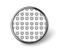 Button Pins for Backpacks - Fashion Sketch Tiger Cool Print Round Brooch Pins Sublimation Buttons for Clothing Hat Decoration, Metal Circle Badge Lapel Pin for Men Costume Accessory