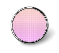 Button Pins for Backpacks - Pink Peach Ombre Grid Print Round Brooch Pins Sublimation Buttons for Clothing Hat Decoration, Fashion Metal Circle Badge Lapel Pin for Men Costume Accessory