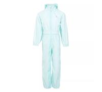 (3-4 Years, Pale Mint) Trespass Childrens/Kids Button Rain Suit