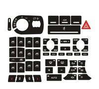 Button Repair Decal Sticker Compatible With A3 For 8P 2004 2005 2006 2007 2008 Button Repair Decal Stickers Door Lock Window Air
