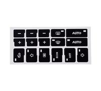 Button Repair Decal Sticker Compatible With A4 For B6 B7 2000 2001 2002 2003 2004 16 Keys Car Air Condition AC Climate Control Button Repair Stickers