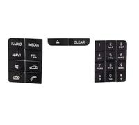 Button Repair Decal Sticker Compatible With Benz For GLA200 For CLA220 For GLE350 For CLS Car Central Control CD Panel ON Button Decorative Stickers