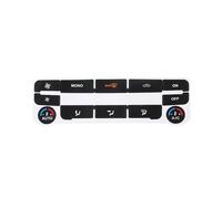 Button Repair Decal Sticker Compatible With For S-Max For Mondeo 1Pc Car Air Condition AC Climate Control Button Repair Sticker Decal(White)