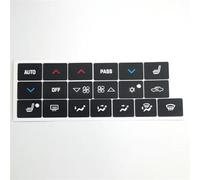 Button Repair Sticker Compatible with Buick 2005-2007 2008 2009 Car Interior Climate Control Button Repair Restoration Decals Stickers Car Stickers Accessories