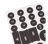 Button Repair Sticker Reliable Efficient for -For C E For Glk W Class 2007-2014 Vinyl Overlay Decal with Lettering to Fix Faded and Restore Switch Labels