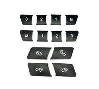 Button Repair Stickers Compatible with Benz for A Class 2013-2017 Car Interior Stickers Window Glass Lift Sticker Door Lock Unlock Cover Restoration Accessories(12pcs)