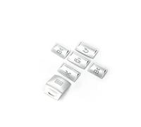 Button Repair Stickers Compatible with Benz for C Class for W204 2008-2014 Car Interior Stickers Roof Sunroof Reading Light Buttons Decal Cover Trim Set(6pcs)