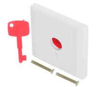 Button Reset Key Emergency Call Button Wall Mount Call Alarm for Seniors Reusable Reset Key Instant Help ABS