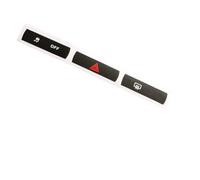 Button Restoration Sticker High Resolution Print Not Slip Surfaces Strong PVC Film for Automotives Use Navigators Button Overlays Sticker