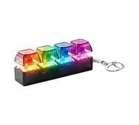 Button Sensory Keychain - Light Up Portable Keyboard Toy, 3.15x0.79x0.98in Sturdy Solution for Teens, Firm Hold with High , Utility Device, Entertainment Accessories for Studio Picnic Event