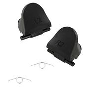 Button & Spring set for Sony PS4 controllers JDS-030 2nd generation L2 R2 triggers - black | ZedLabz