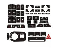 Button Sticker Compatible With A3 8P 2004 2005 2006 2007 2008 Car Dashboard Radio Button Switch Repair Stickers Auto Interior Decoration Accessories