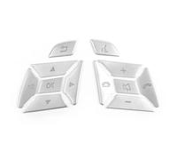 Button Sticker Compatible with Benz A B C E Ml for Gl for Cla for Gla for Glk Sl SLK Class W176 W246 W212 W204 Steering Wheel Button Switch Trim Cover Sticker Accessories