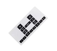 Button Stickers Compatible with A6 C5 1998 1999 2000 2001 2002 2003 2004 Cover Trim Decals Emergency Stop Panel Cup Holder ASR Key Center Console Button Repair Stickers