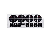 Button Stickers Compatible with Buick for Enclave CX CXL 2006 2007 2008 2009 2010 2011 2012 AC Climate Control Button Repair Stickers Car Air Condition Decoration Decals