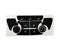 Button Stickers Compatible with Buick for Verano for Encore Car Air Conditioning Stickers Center Console Button Decals Black Button Repair Accessories Set