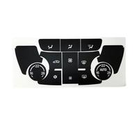 Button Stickers Compatible with Buick for Verano for Encore Car Air Conditioning Stickers Center Console Button Decals Black Button Repair Accessories Set