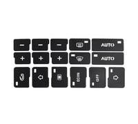 Button Stickers Compatible with for A4 B6 B7 2000-2002 2003 2004 Repair Sticker Control Button Climate Control Button Accessory Black Car Air Condition