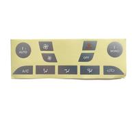 Button Stickers Compatible With For Focus 1999-2013 Car Air Conditioner Climate AC Switch Button Repair Fix Faded Sticker