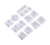 Button Stickers Compatible with for for A B C E GLA CLA GLK GL ML GLE Class Car Window Glass Lift Button Sticker car Decoration