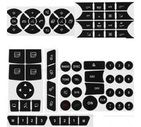 Button Stickers Compatible with for S-Max 2011 Car Button Repair Stickers Stickers to Repair The Buttons Radio AC Repair Sticker Accessories