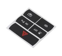 Button Stickers Compatible with for S-Max Button Repair Decal Sticker Black Car Accessor Car Double Flash Repair Switch Button Sticker Accessories