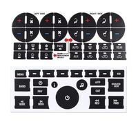 Button Stickers Compatible with GMC for Acadia for SLE for SLT for Denali 2006-2012 Car for Radio Dashboard Control Button Repair Decals Decorative Sticker