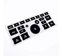 Button Stickers Compatible with GMC for Acadia SLE SLT for Denali 2006 2007 2008 2009 2010 2011 2012 Interior Decorative Car Radio Dashboard AC Control Button Repair Decals