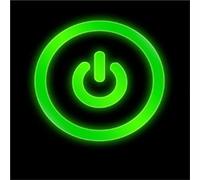 Button switch 10A short style 16/19/22mm LED start stop 3V6V12V24V220V(Green symbol,16MM_MOMENTARY RESET_9-30V(12V24V))