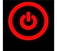 Button switch 10A short style 16/19/22mm LED start stop 3V6V12V24V220V(Red symbols,16MM_FIXED SELF-LOCKING_9-30V(12V24V))