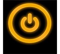 Button switch 10A short style 16/19/22mm LED start stop 3V6V12V24V220V(Yellow symbols,16MM_FIXED SELF-LOCKING_3-8V(5V6V))