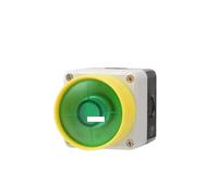 Button switch control box hand-held self starting button waterproof box electrical industrial emergency stop switch IDGTTLDF(1 hole Round green)