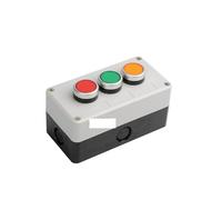 Button switch control box hand-held self starting button waterproof box electrical industrial emergency stop switch IDGTTLDF(3 hole A)