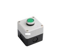 Button switch control box hand-held self starting button waterproof box electrical industrial emergency stop switch IDGTTLDF(1 hole green)