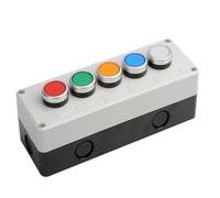 Button switch control box hand-held self starting button waterproof box electrical industrial emergency stop switch i(5 hole-01)