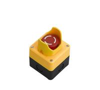 Button switch control box with emergency stop 1/2/3/4/5 hole button box industrial switch box waterproof button control box IDGTTLDF(1 hole C)