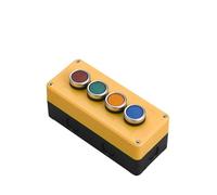 Button switch control box with emergency stop 1/2/3/4/5 hole button box industrial switch box waterproof button control box IDGTTLDF(4 hole B)