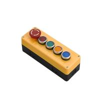 Button switch control box with emergency stop 1/2/3/4/5 hole button box industrial switch box waterproof button control box IDGTTLDF(5 hole B)