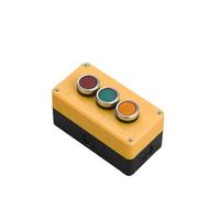 Button switch control box with emergency stop 1/2/3/4/5 hole button box industrial switch box waterproof button control box IDGTTLDF(3 hole E)