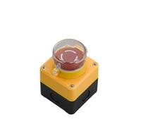 Button switch control box with emergency stop 1/2/3/4/5 hole button box industrial switch box waterproof button control box IDGTTLDF(1 hole E)