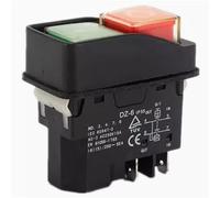 Button Switch KJD17 Self-locking Device Electromagnetic Three-phase Emergency Stop 1Pcs(DZ-6 4P)