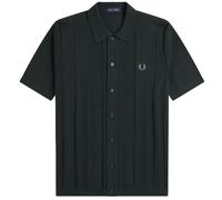 Button Through Shirt - Night Green S