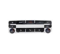 Button Trim Compatible with Mondeo MK4 for S-Max for Galaxy 2006-2015 CAR Climate Control DecalsFixing Ugly Keys Button Repair Stickers(Black)