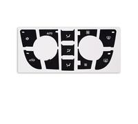 Button Trim Compatible with OPEL for Astra J for GTC for Meriva B 2009-2015 Car Switch Button Sticker Climate Radio Panel Repair(Climate Type A)