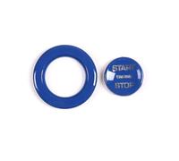 Button Trim Cover Compatible With Jaguar For E-pace F-TYPE XJL Car Engine Start Stop Push Button Ignition Key Cover Stickers Interior Accessories