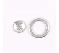 Button Trim Cover Compatible With Jaguar For E-pace F-TYPE XJL Car Engine Start Stop Push Button Ignition Key Cover Stickers Interior Accessories